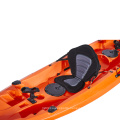 LSF 3 Person Seat 2+1 Family 12FT Fishing Sit On Top Canoe LLDPE&HDPE Plastic Kayak